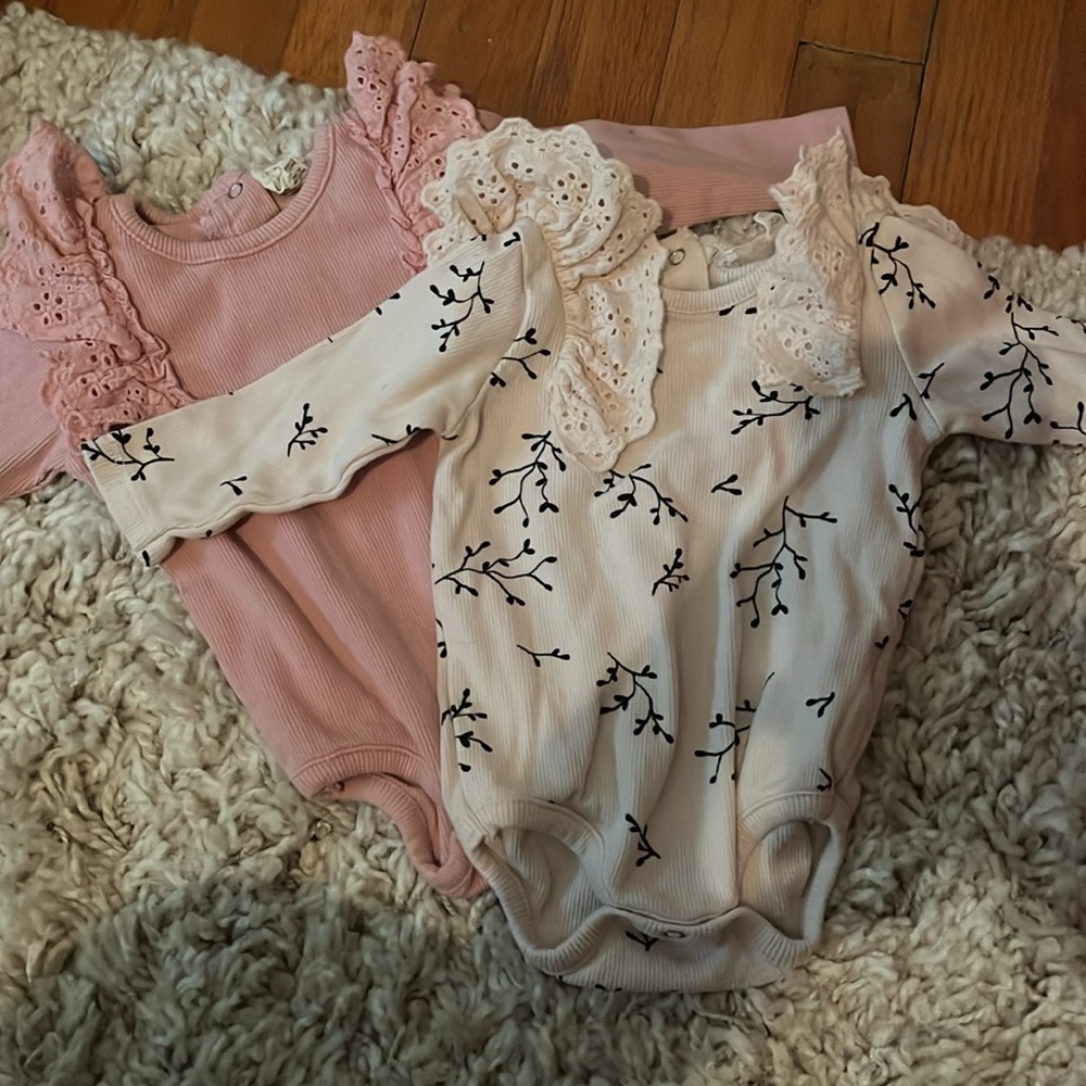 2 -Jessica Simpson long sleeve bodysuits